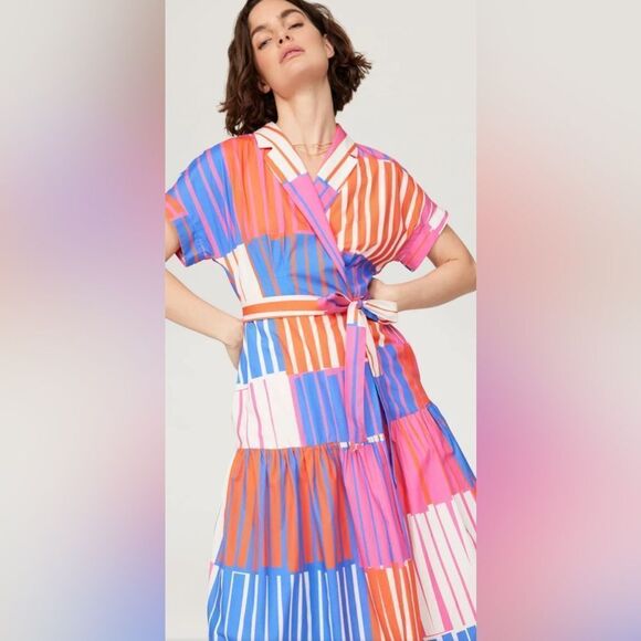 Hutch Rosen Wrap Dress Size XS Oversized - Picture 4 of 10